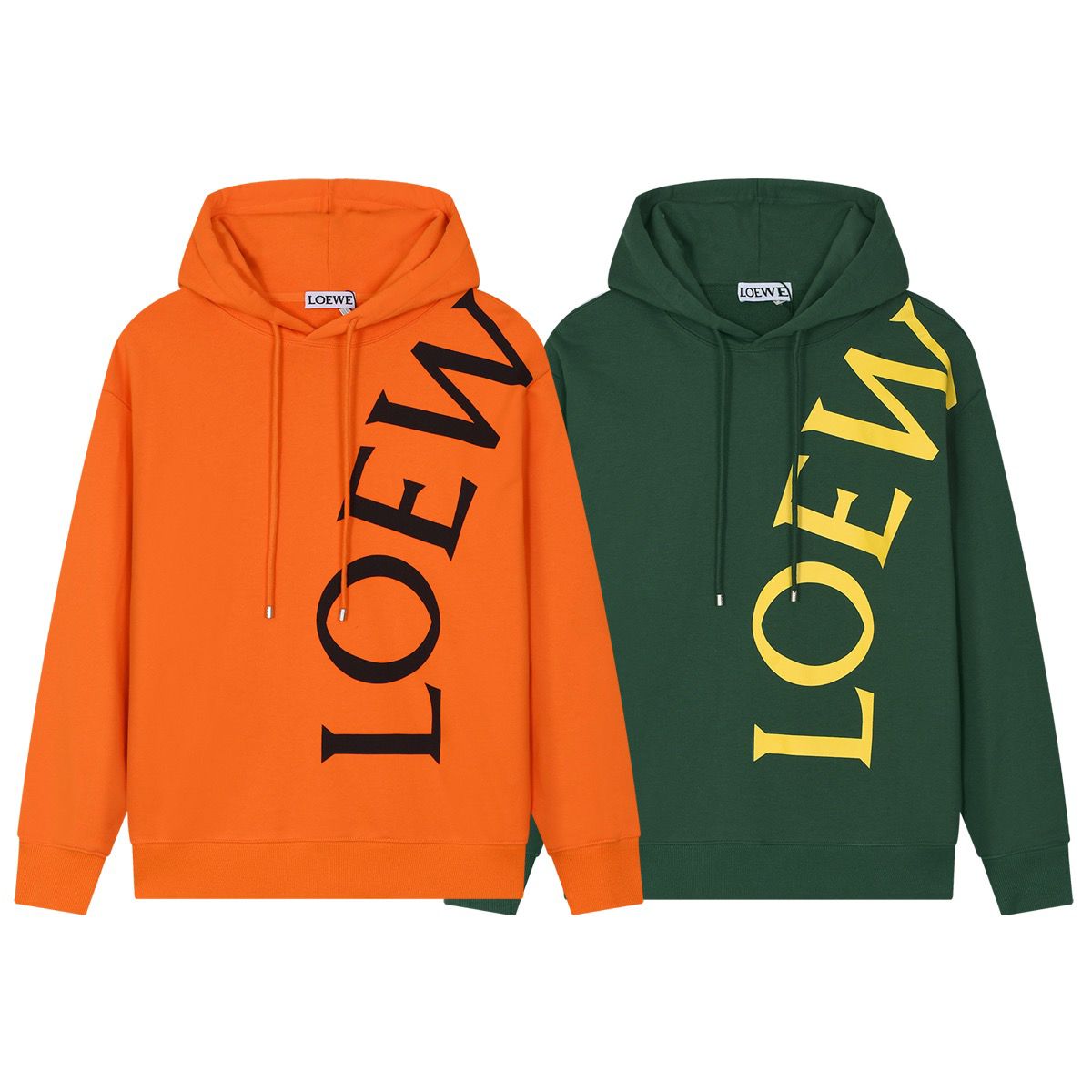 Imported Hoodie with Brand Logo at Front