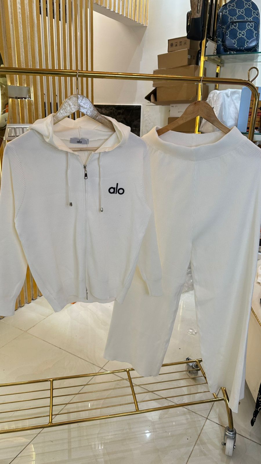 Cord sets with hoodie n zippers