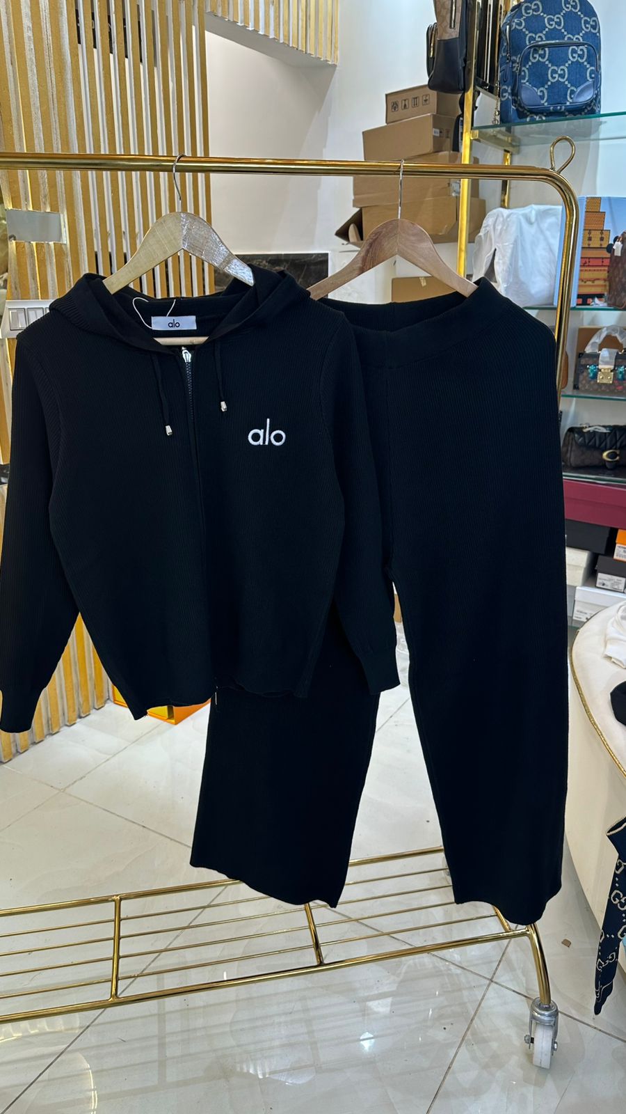 Cord sets with hoodie n zippers