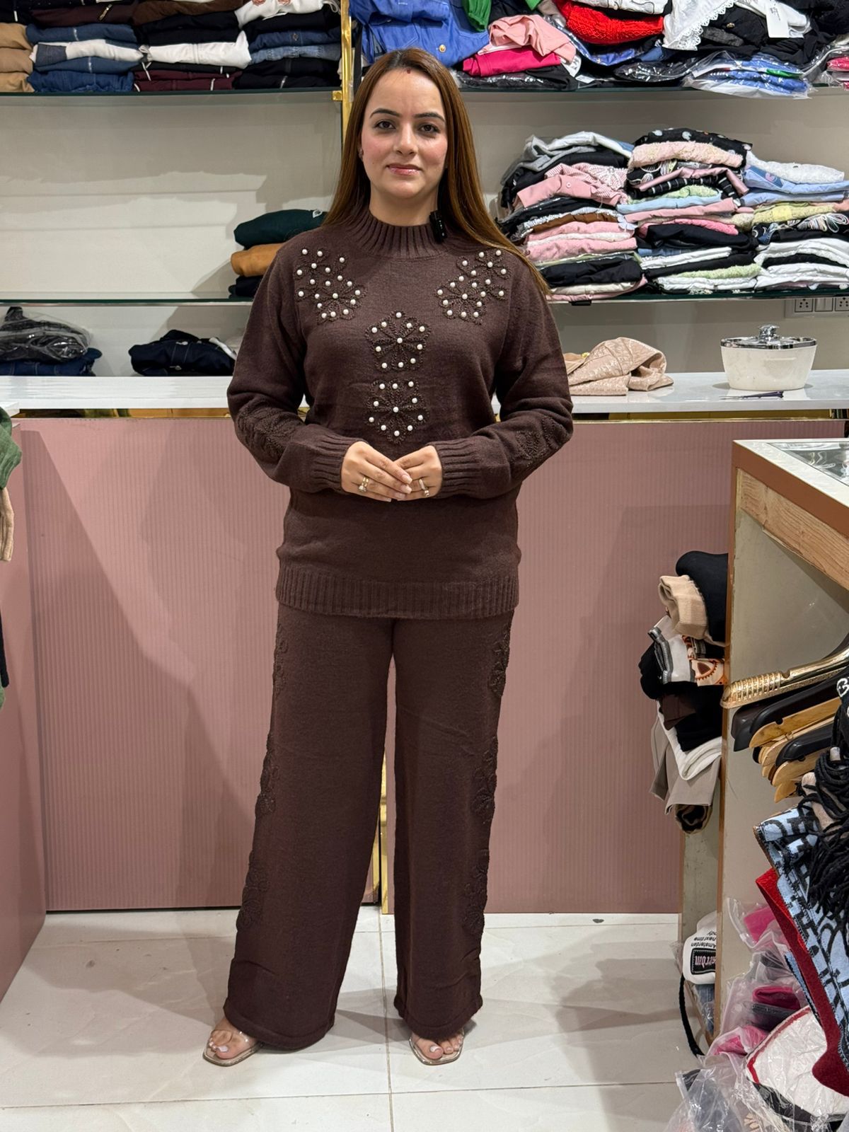 Premium woolen coord set