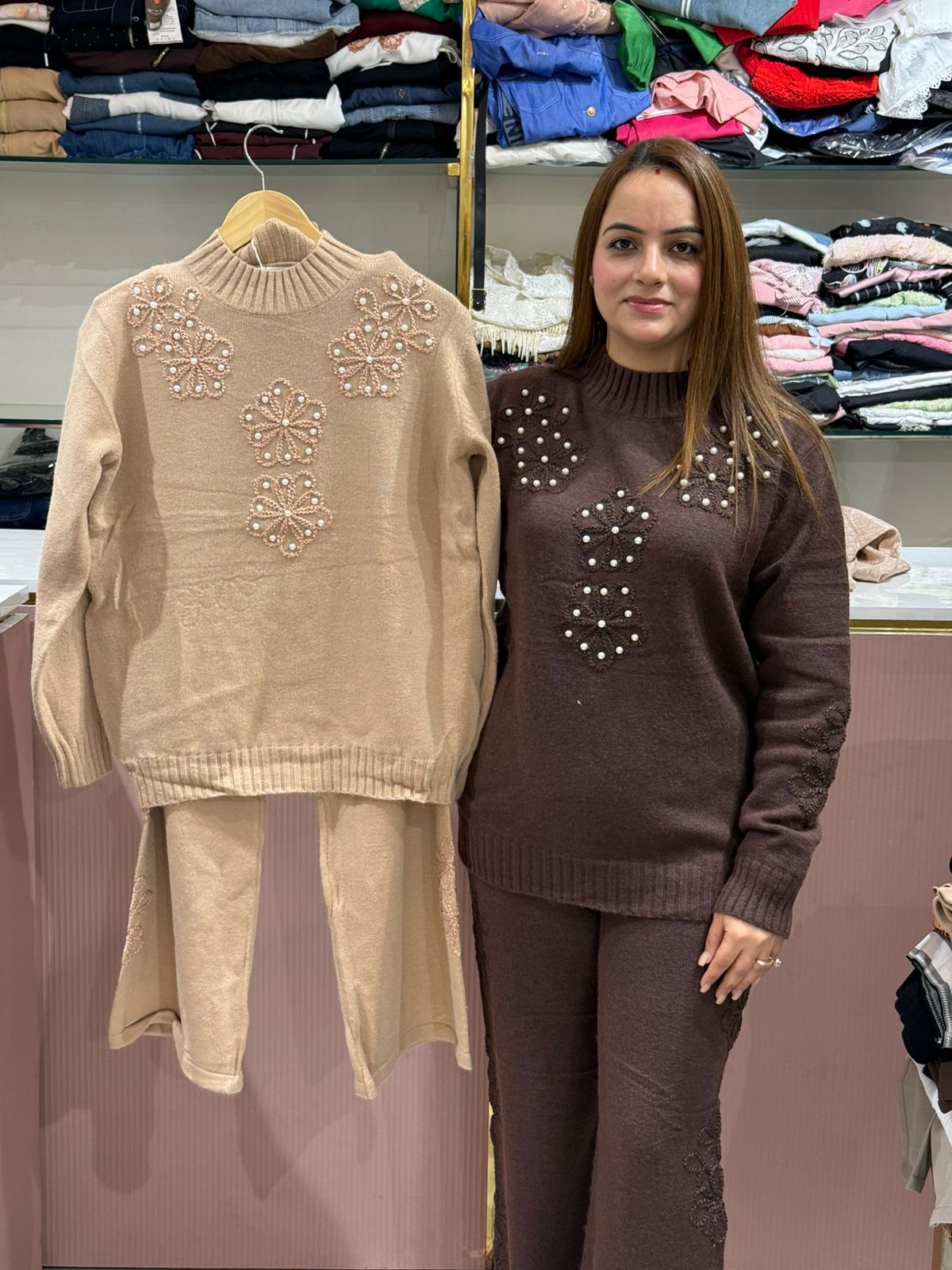 Premium woolen coord set