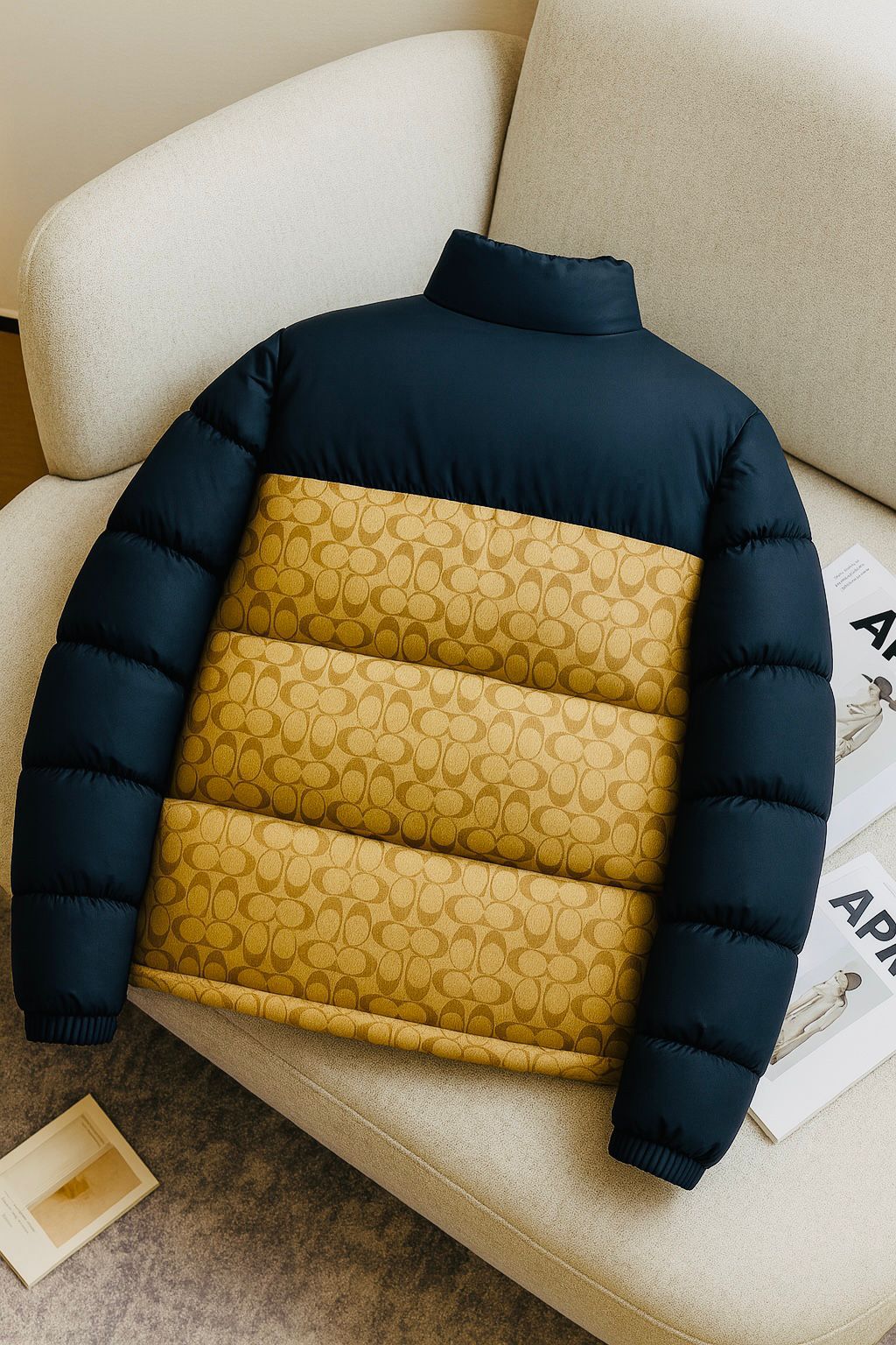 Premium Patterned Puffer Jacket
