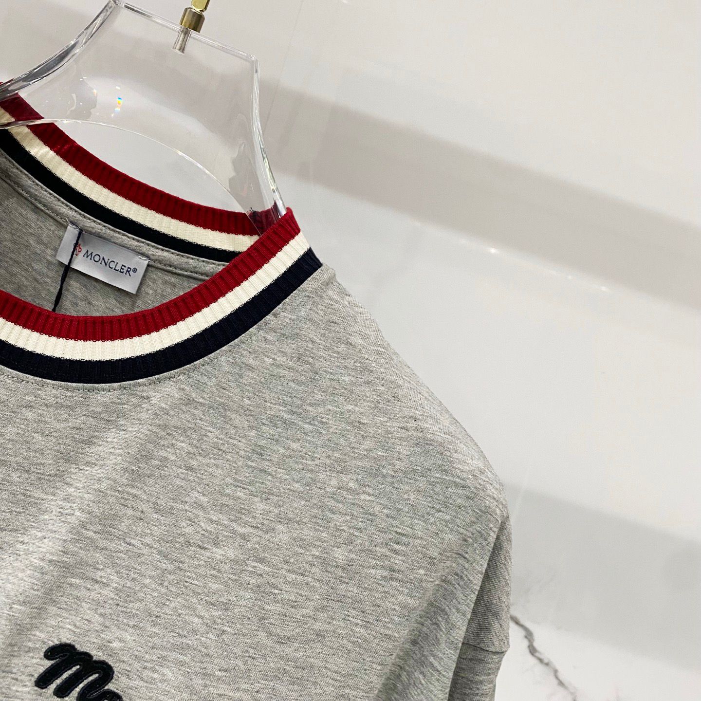 Premium Rib-Neck Cotton T-Shirt