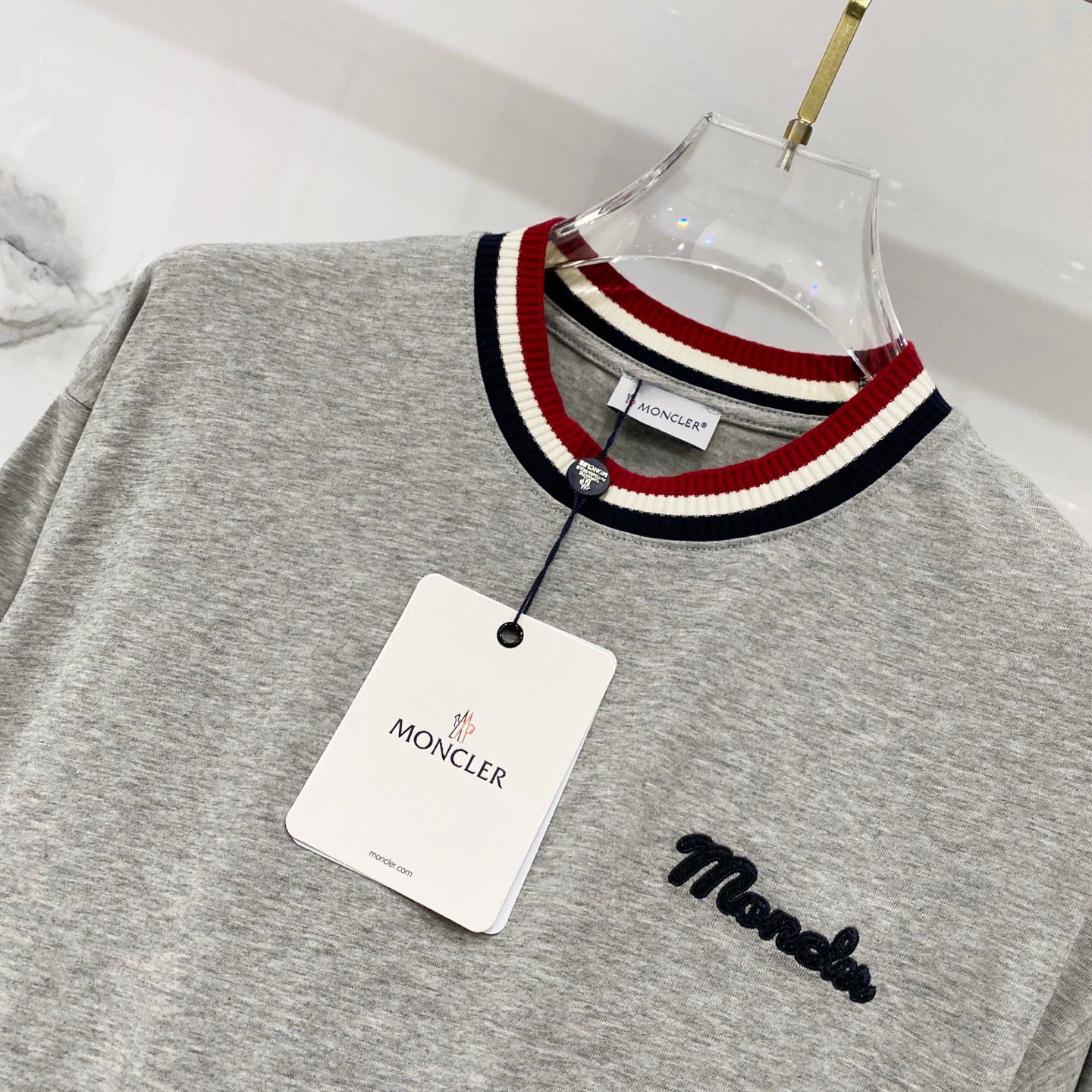 Premium Rib-Neck Cotton T-Shirt