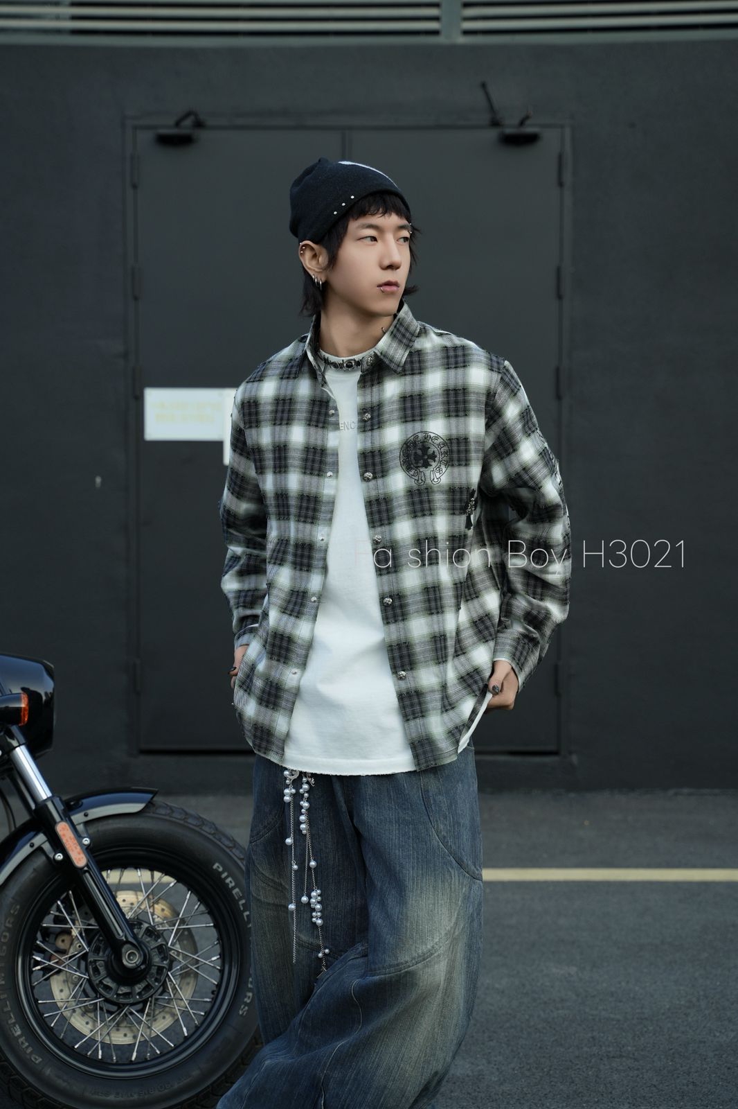 Urban Cross Patch Check Shirt