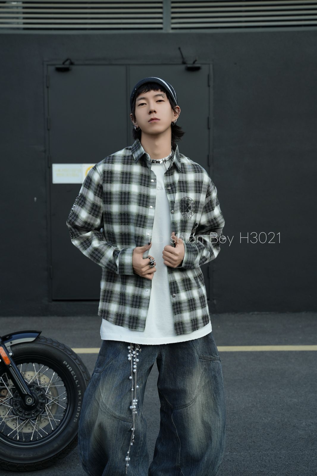 Urban Cross Patch Check Shirt