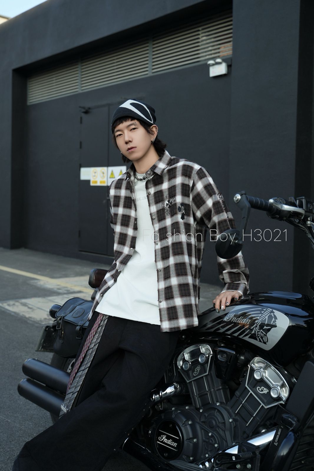 Urban Cross Patch Check Shirt