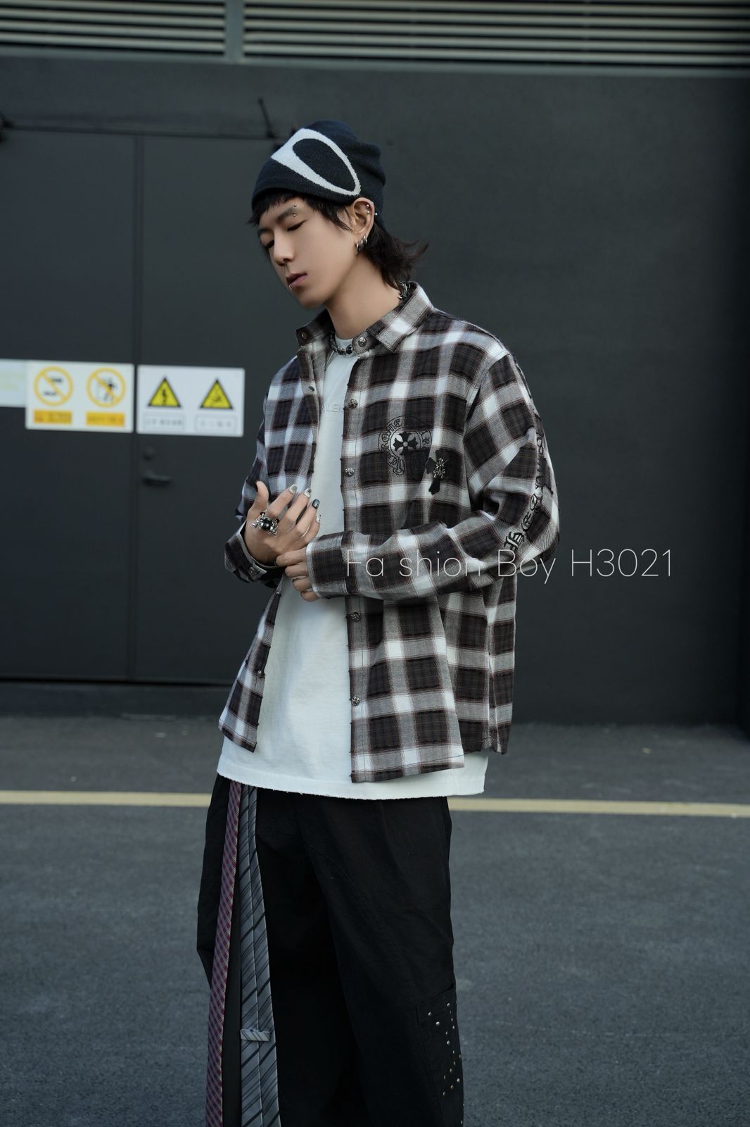 Urban Cross Patch Check Shirt