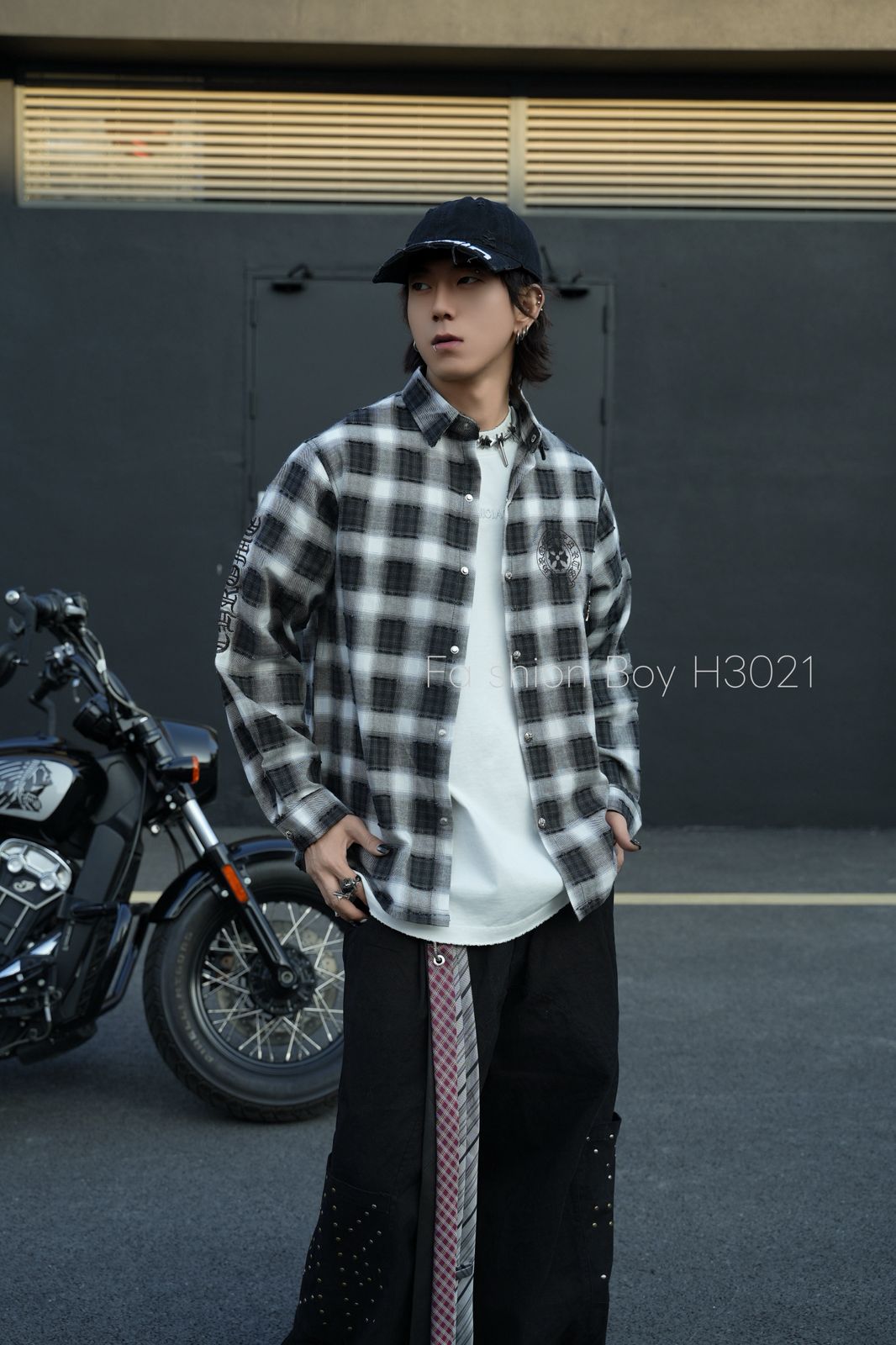 Urban Cross Patch Check Shirt