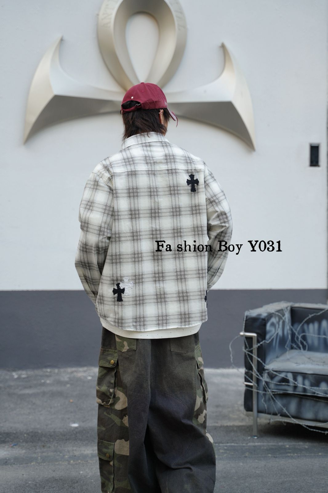 Urban Cross Patch Check Shirt