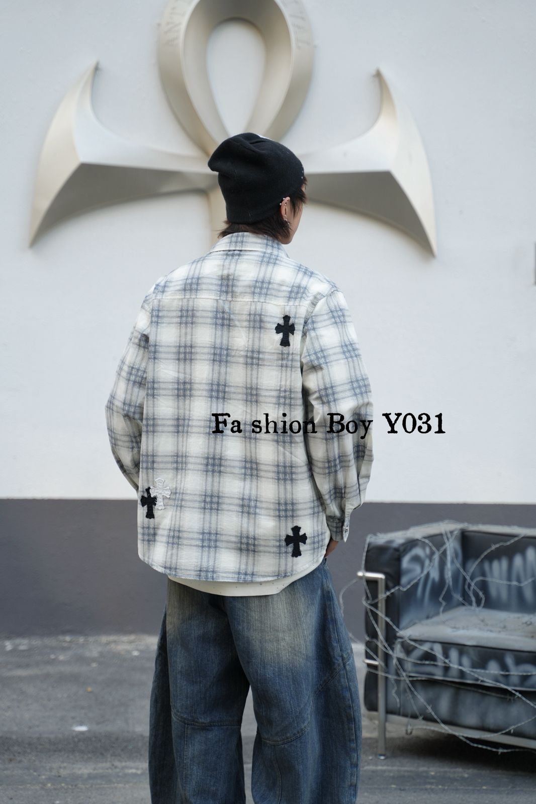 Urban Cross Patch Check Shirt
