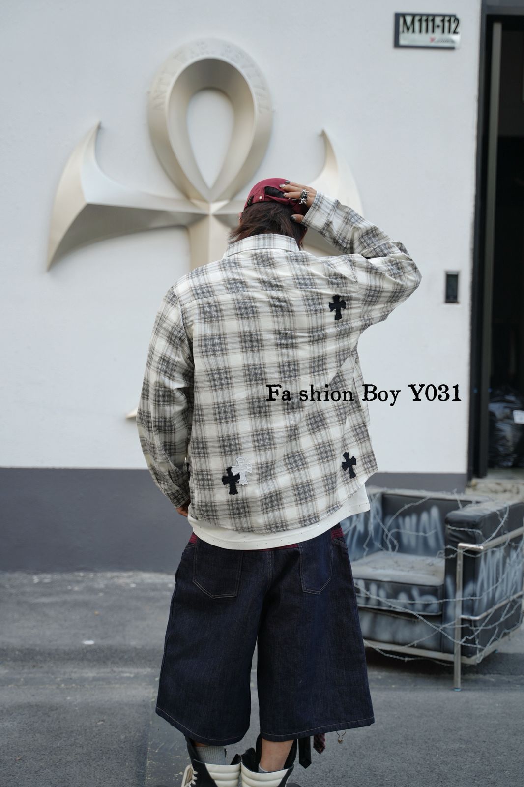 Urban Cross Patch Check Shirt