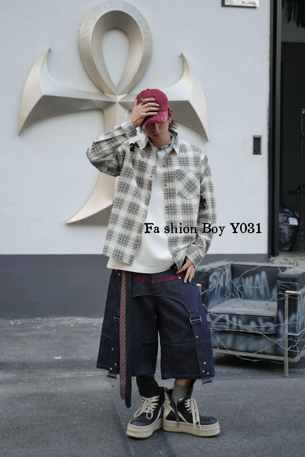 Urban Cross Patch Check Shirt