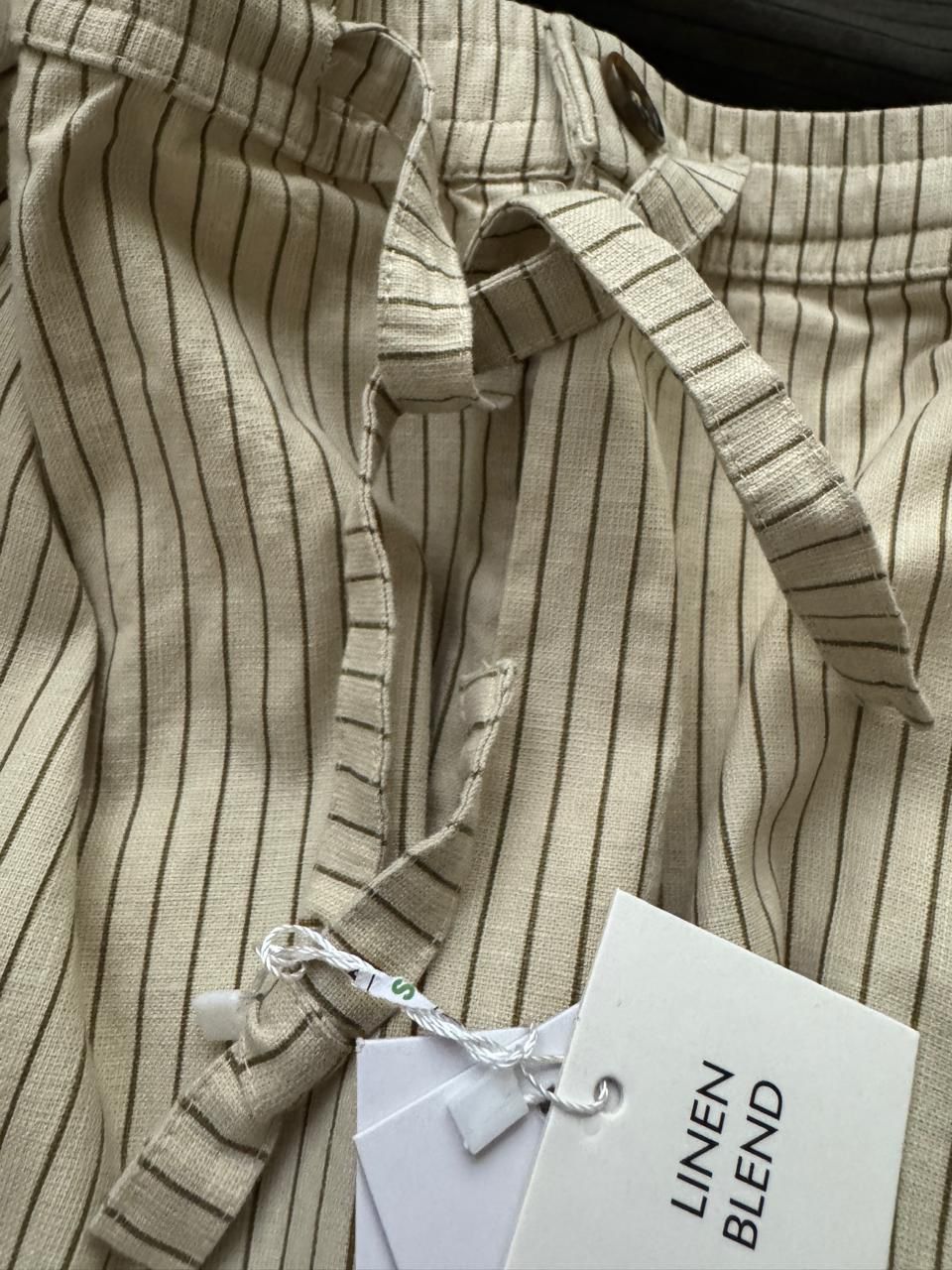 Classic Linen Stripe Pants