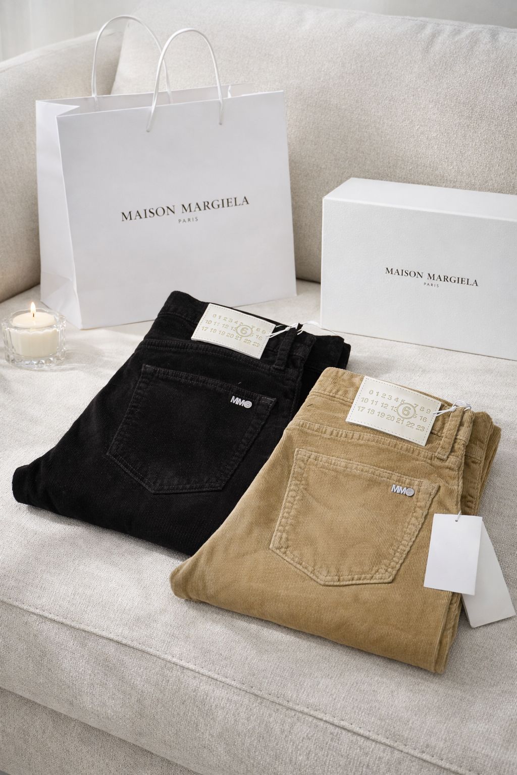 Luxe Ribbed Corduroy Trousers