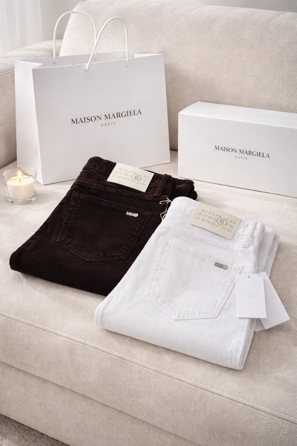 Luxe Ribbed Corduroy Trousers