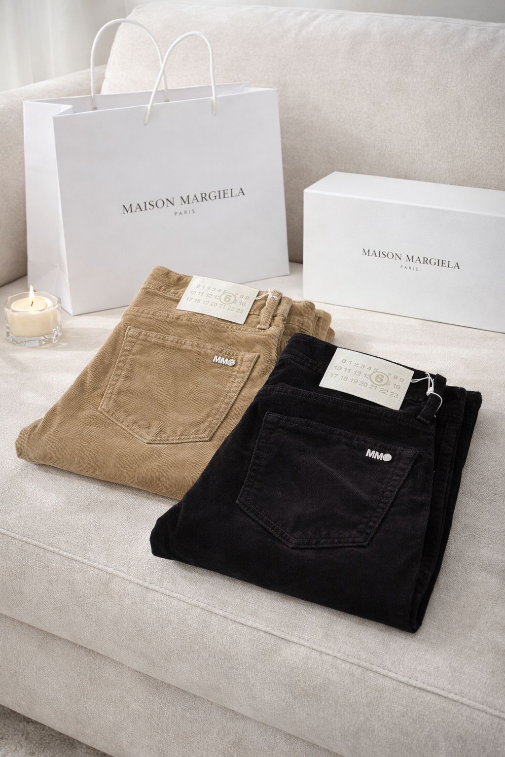 Luxe Ribbed Corduroy Trousers
