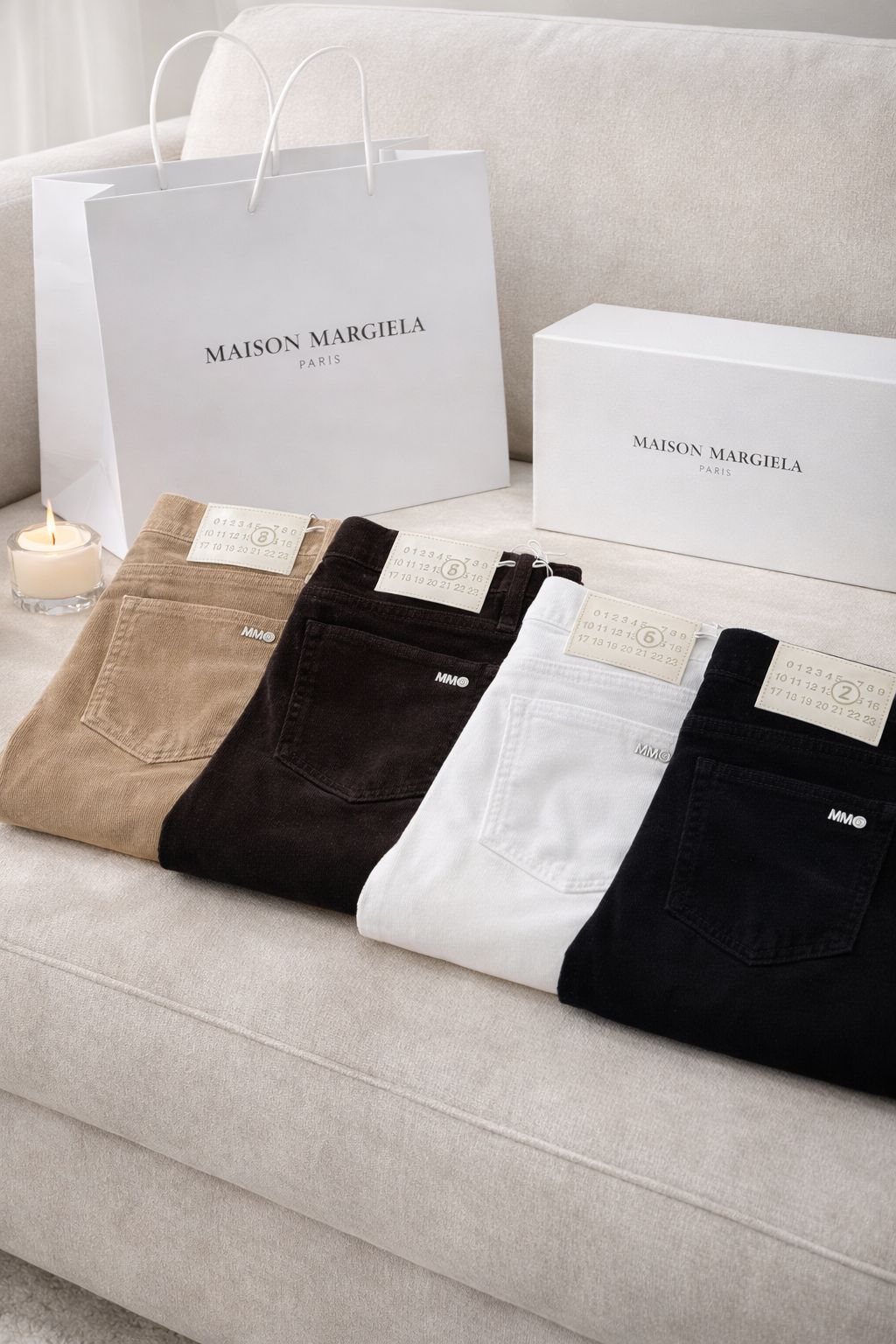 Luxe Ribbed Corduroy Trousers
