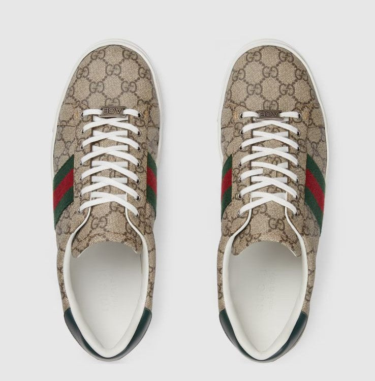 Web Stripe Ace Sneakers