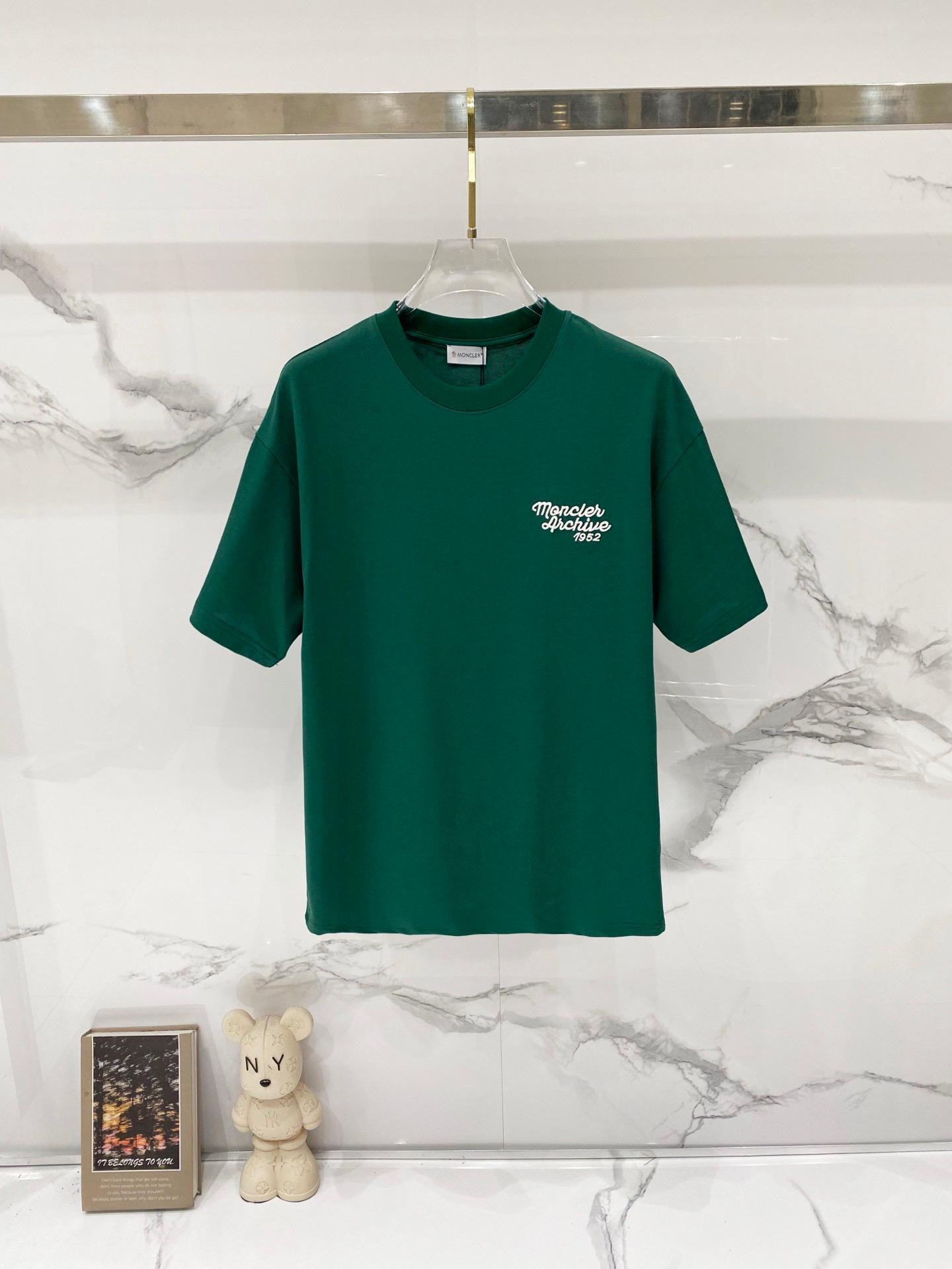 Logo Embroidered Cotton T-Shirt