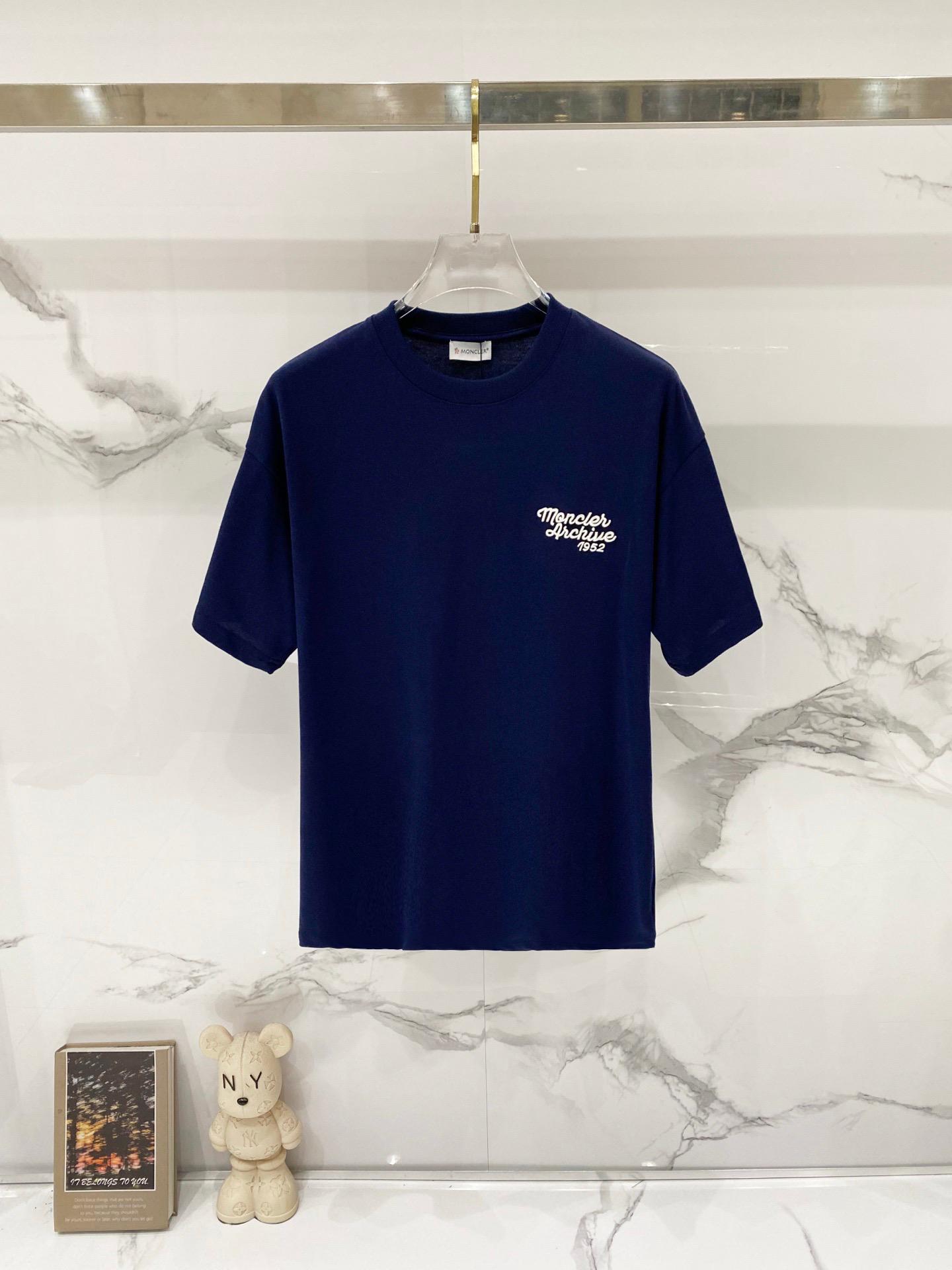 Logo Embroidered Cotton T-Shirt