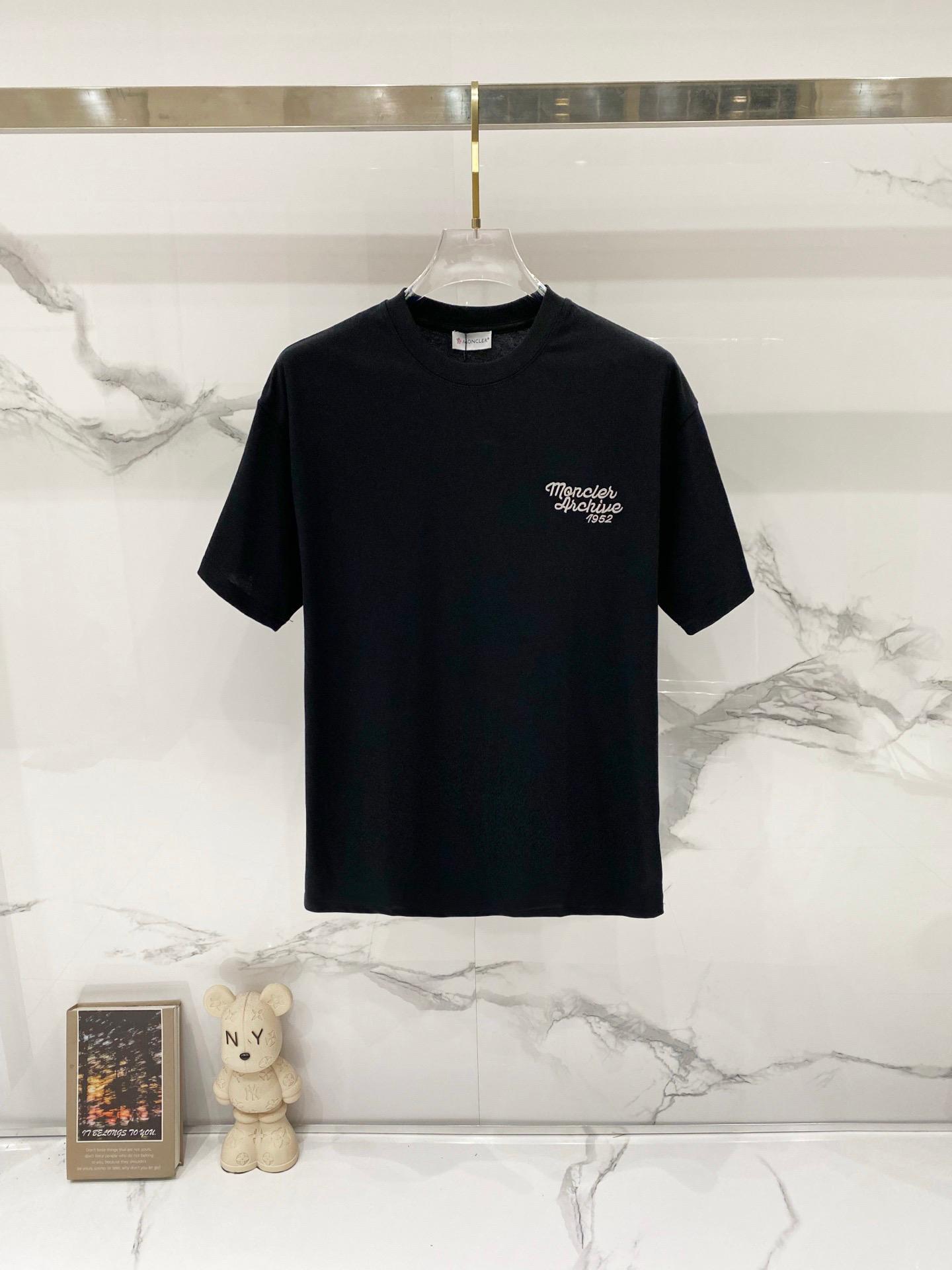 Logo Embroidered Cotton T-Shirt