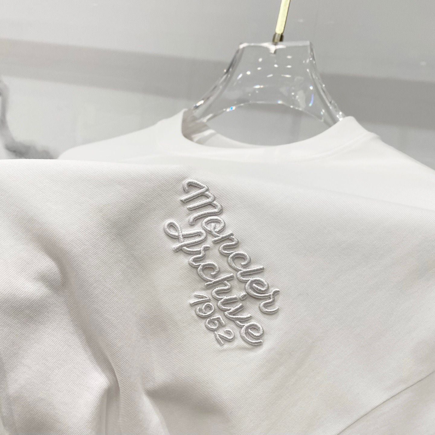 Logo Embroidered Cotton T-Shirt