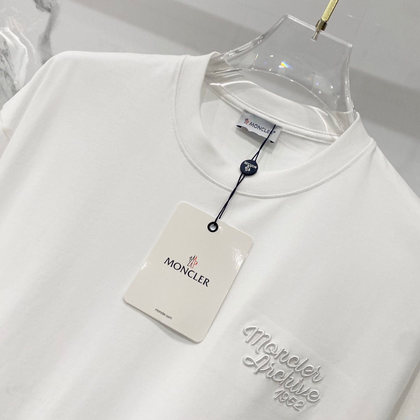 Logo Embroidered Cotton T-Shirt
