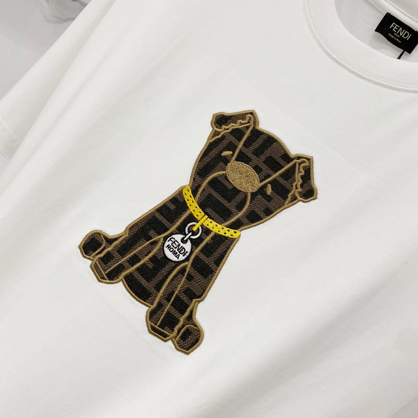 Dog Embroidery T-Shirt