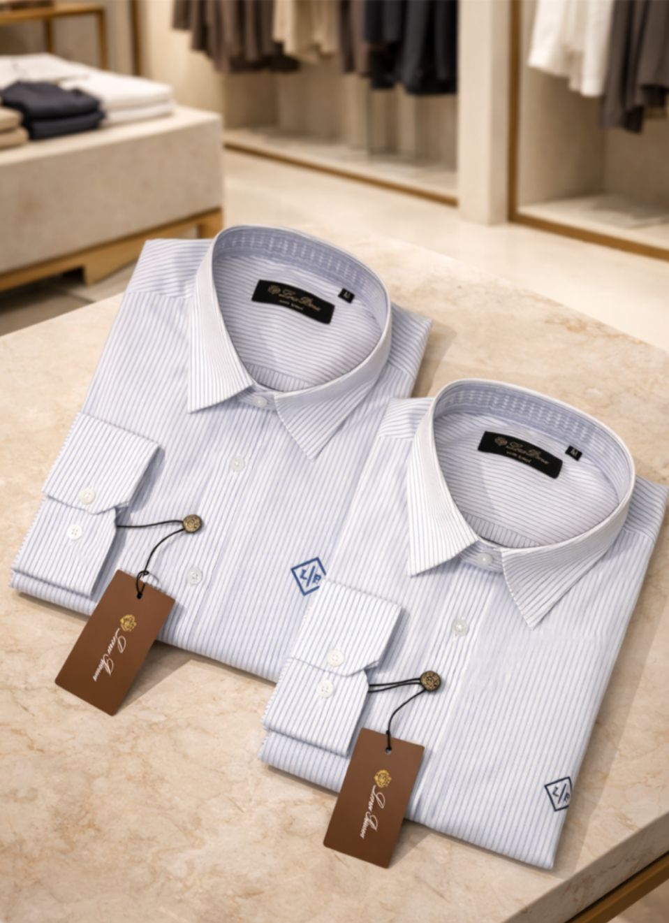 Premium European Striped Formal Shirt
