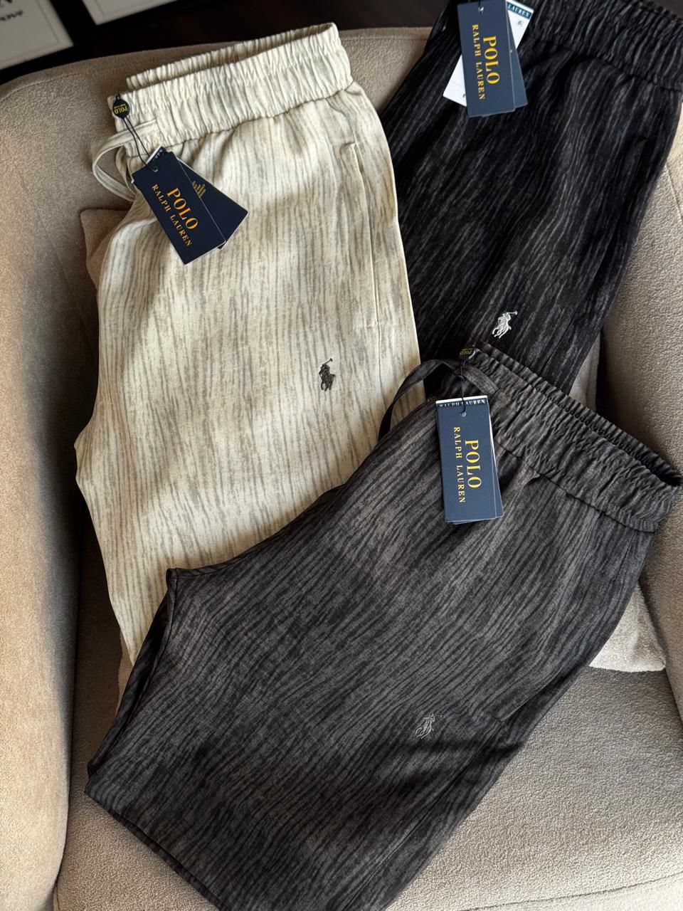 Premium Linen Embroidered Logo Shorts