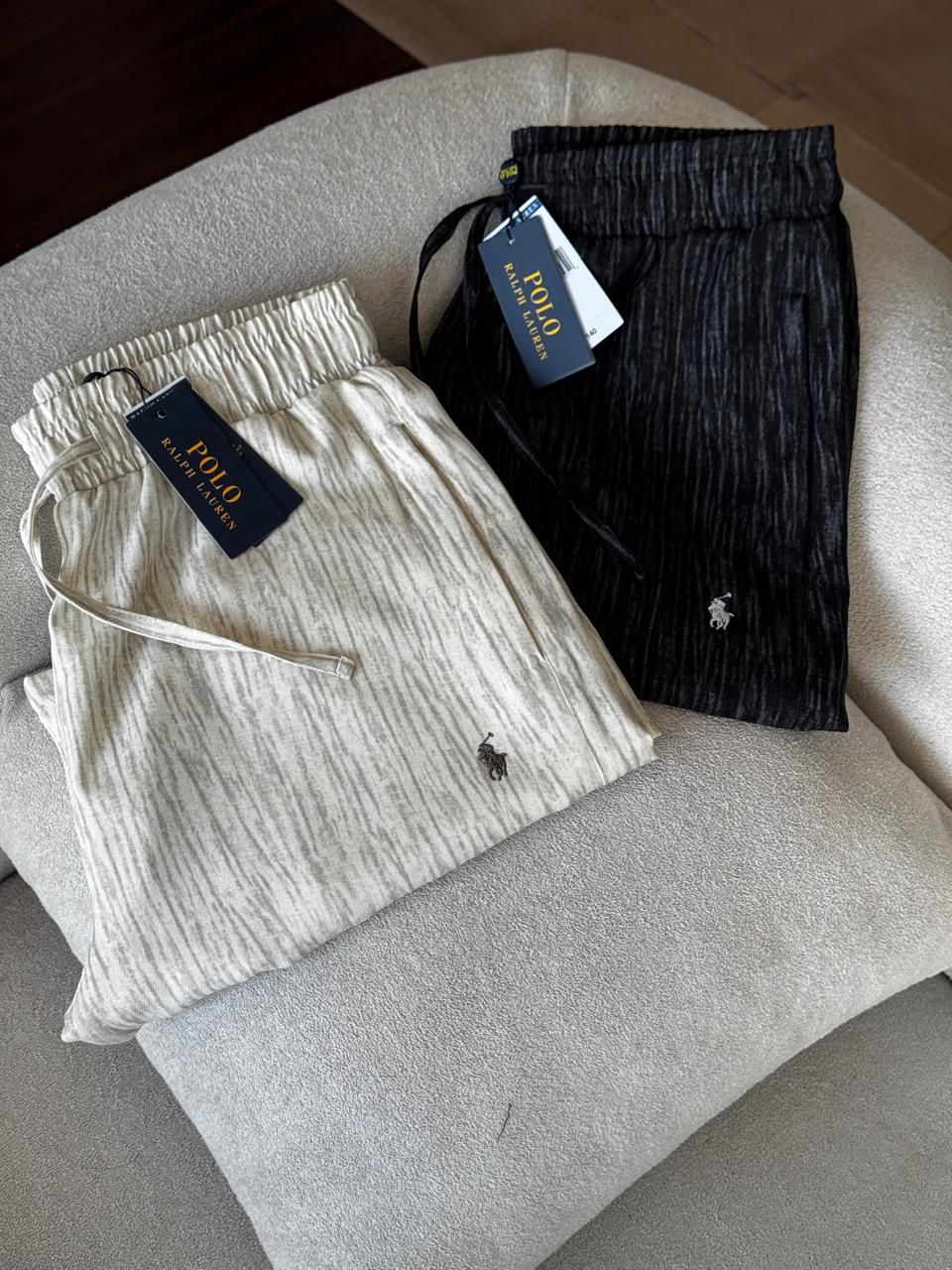 Premium Linen Embroidered Logo Shorts