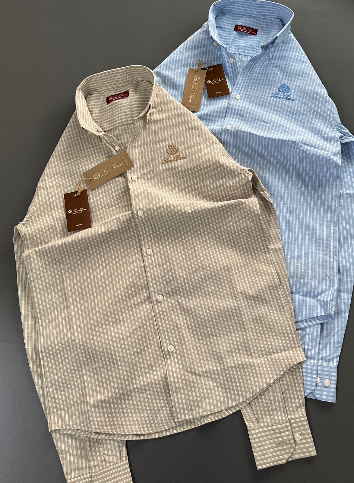 Classic Striped Oxford Cotton Shirt