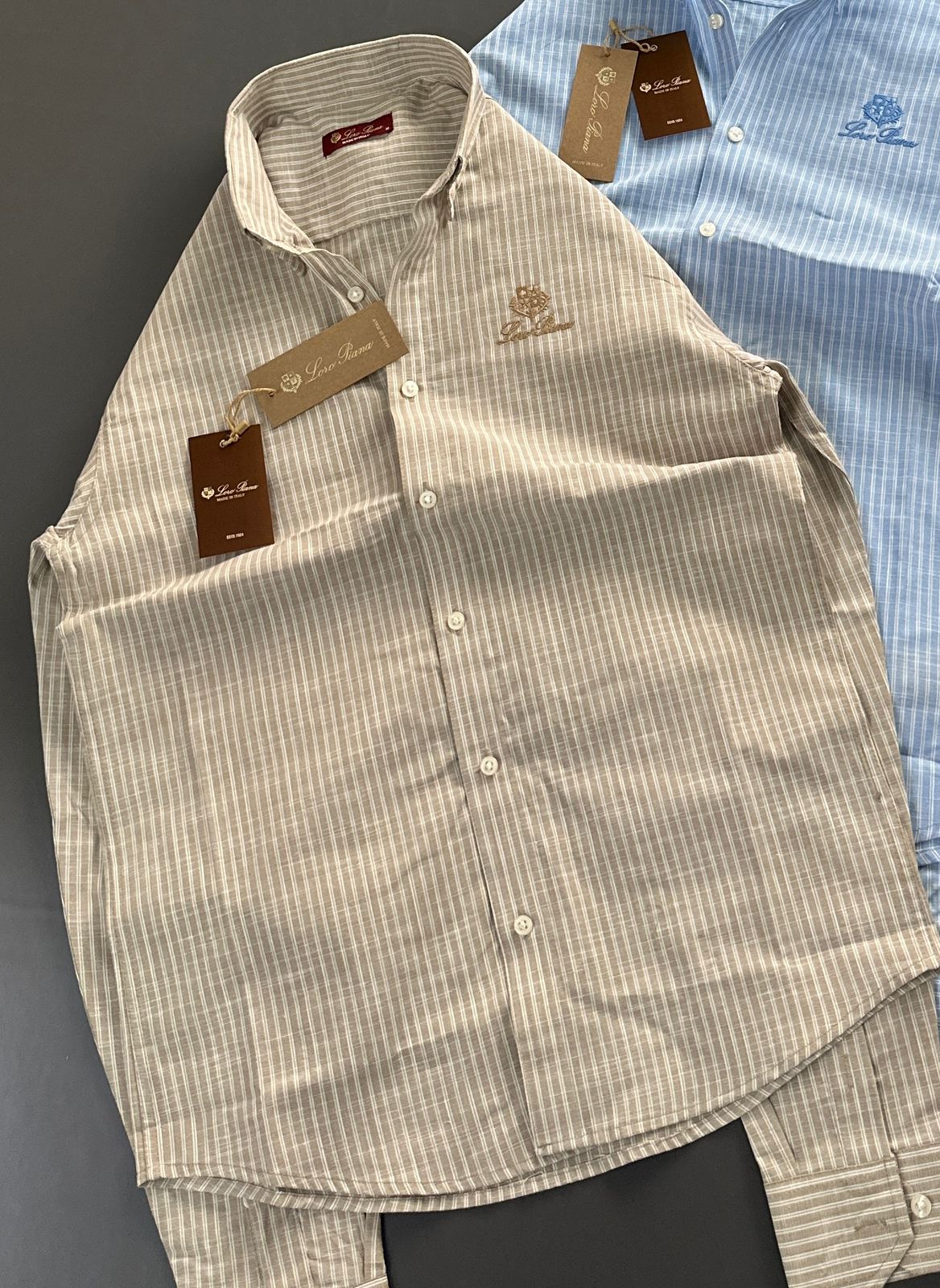 Classic Striped Oxford Cotton Shirt