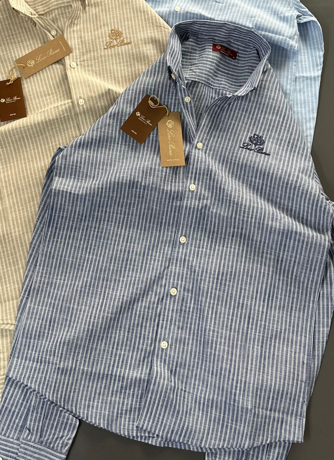 Classic Striped Oxford Cotton Shirt