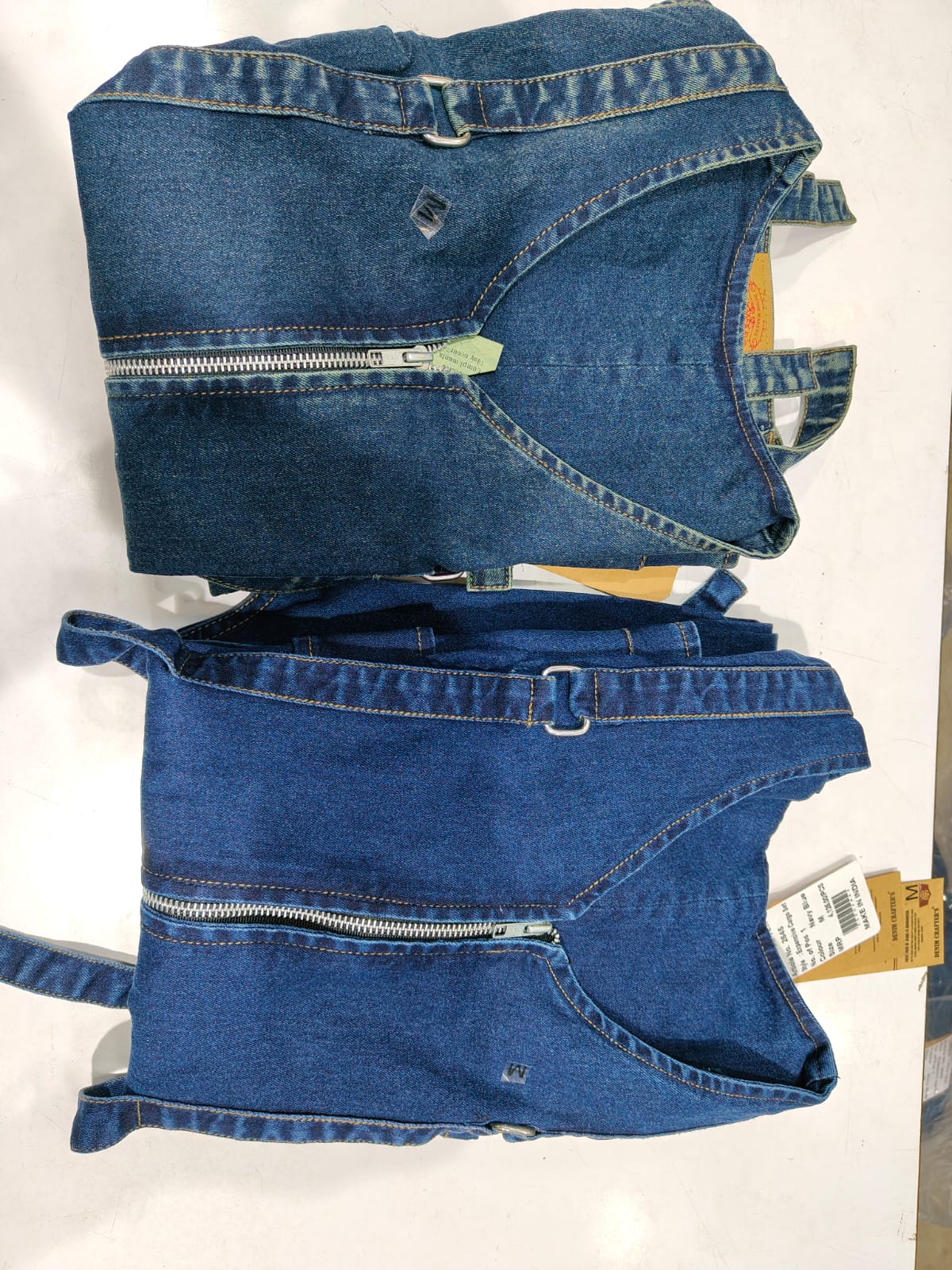 Premium Denim Cargo Cord Set