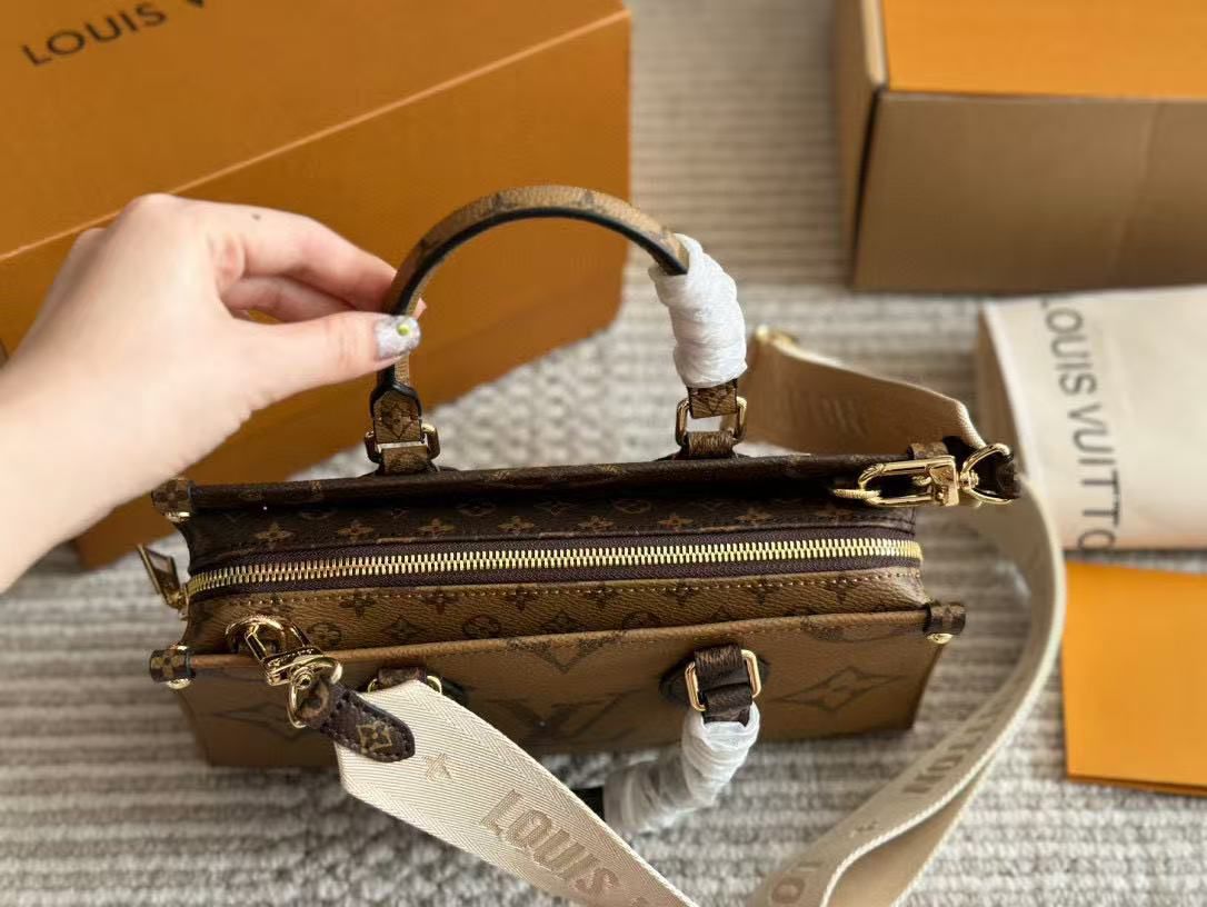 Luxury Monogram Mini Tote Bag – East West Edition