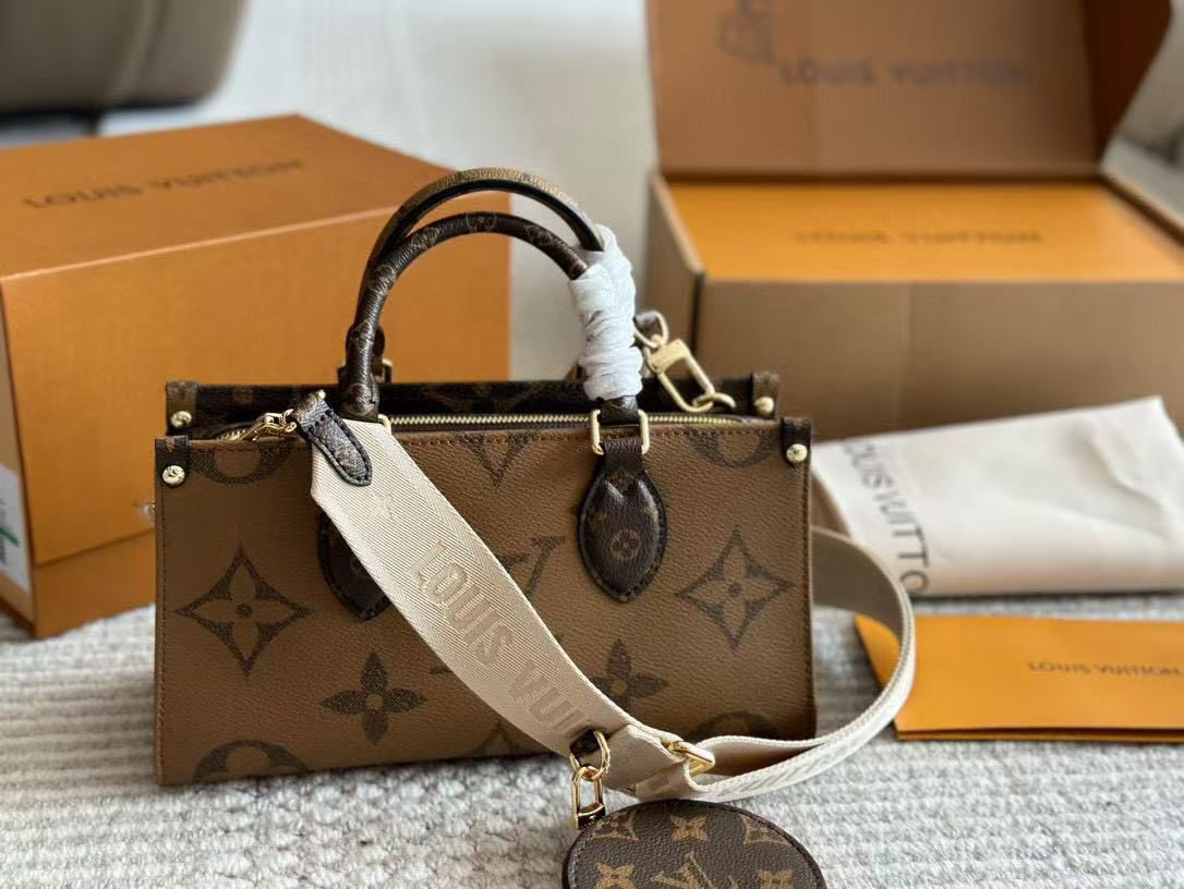 Luxury Monogram Mini Tote Bag – East West Edition