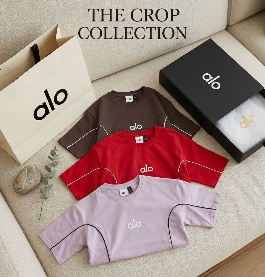 Premium Athleisure Crop T-Shirt