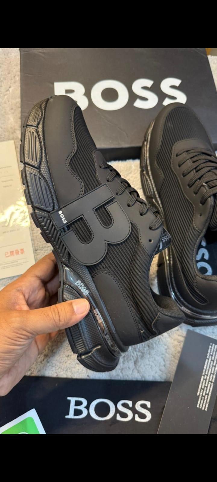 Premium Monochrome Performance Running Sneakers