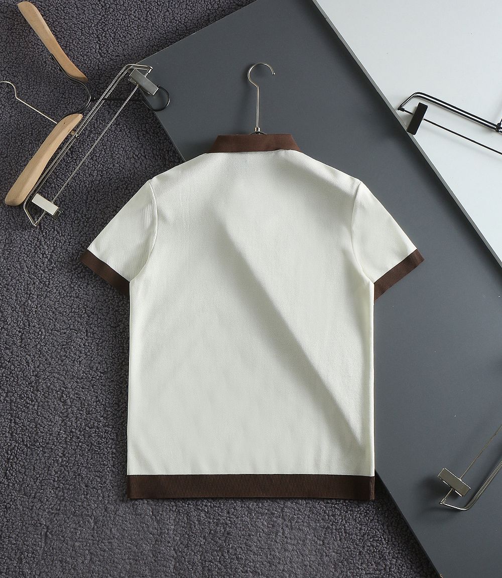 Luxury Contrast Collar Premium Polo T-Shirt