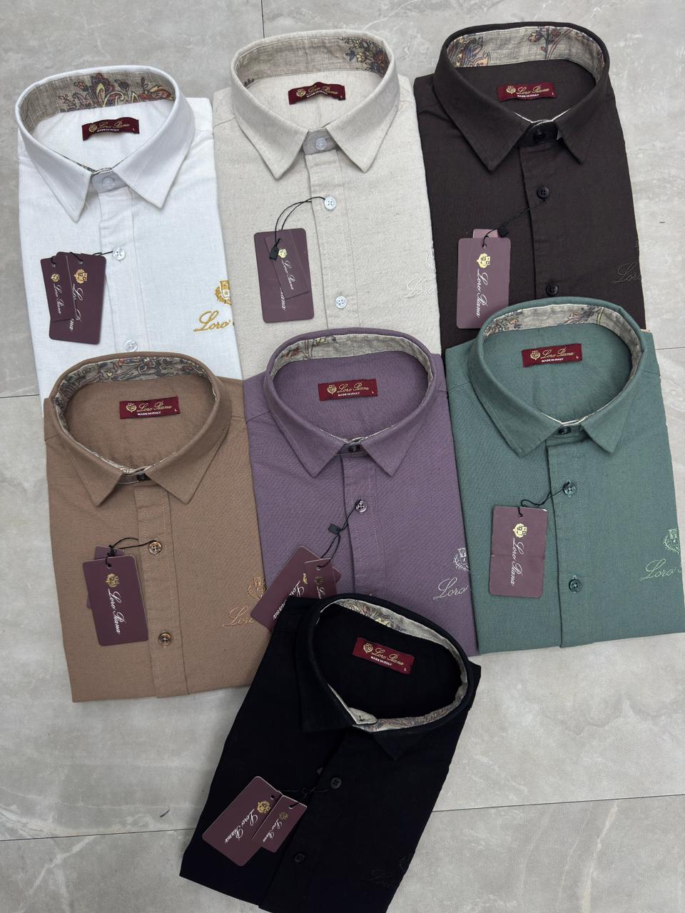 Luxury Textured Cotton Premium Formal Shirts