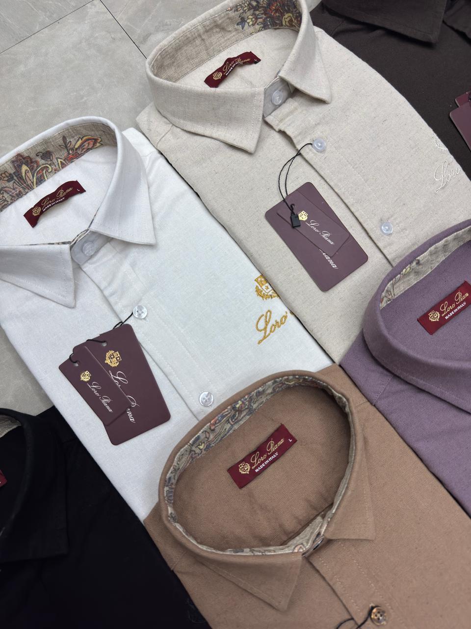 Luxury Textured Cotton Premium Formal Shirts