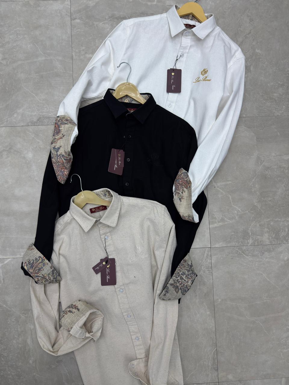 Luxury Textured Cotton Premium Formal Shirts