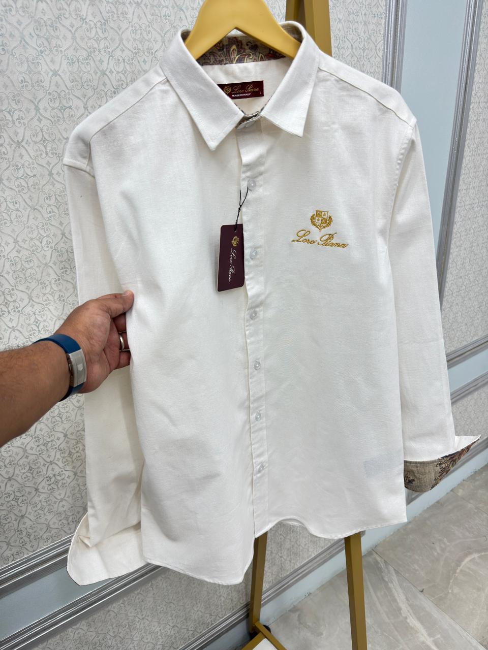 Luxury Textured Cotton Premium Formal Shirts