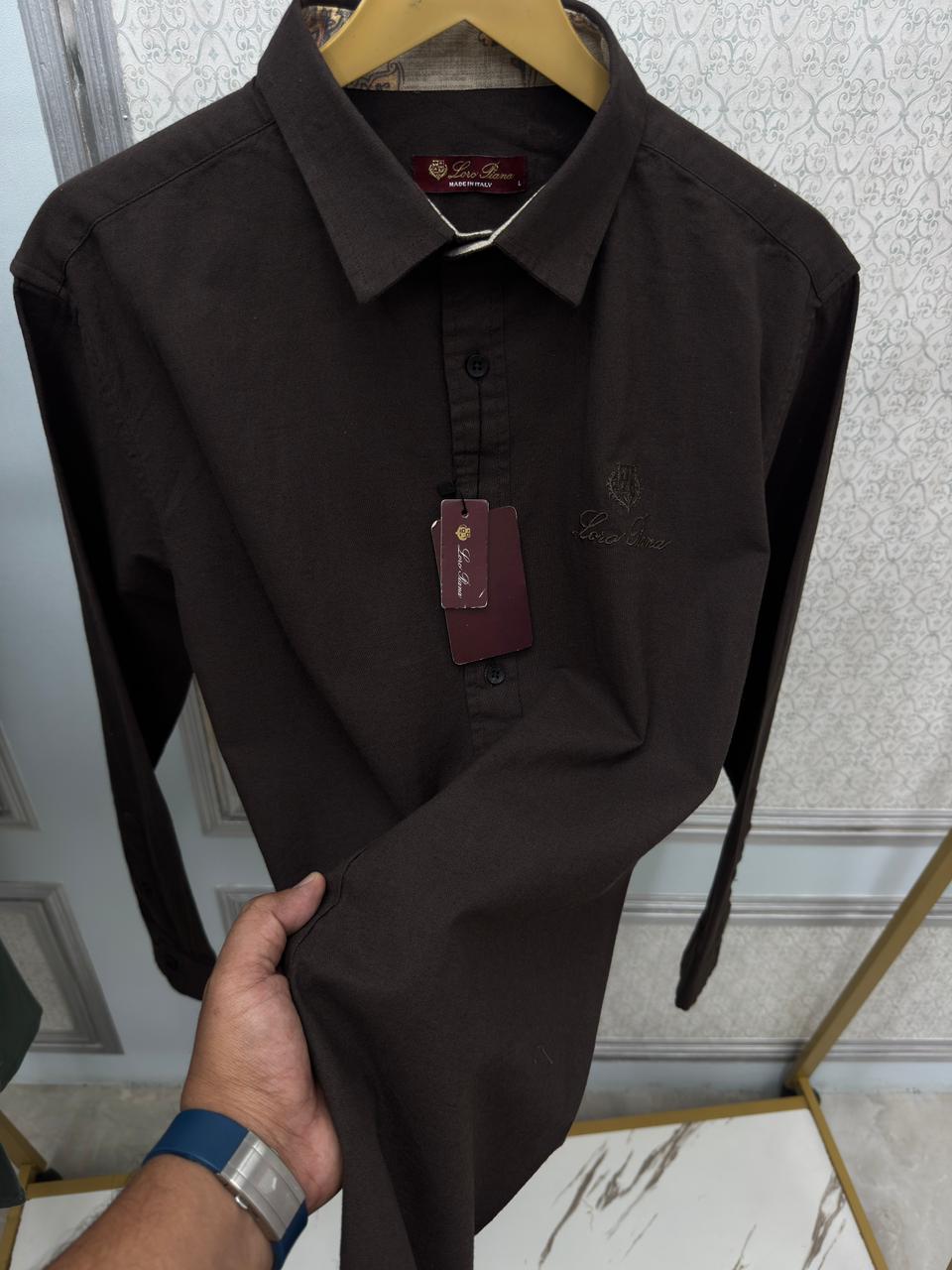 Luxury Textured Cotton Premium Formal Shirts