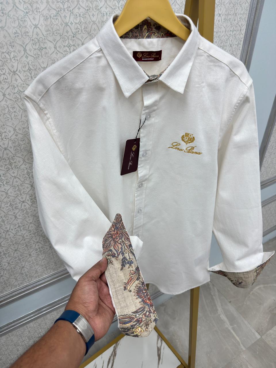 Luxury Textured Cotton Premium Formal Shirts