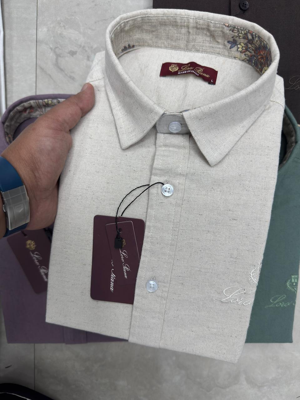 Luxury Textured Cotton Premium Formal Shirts