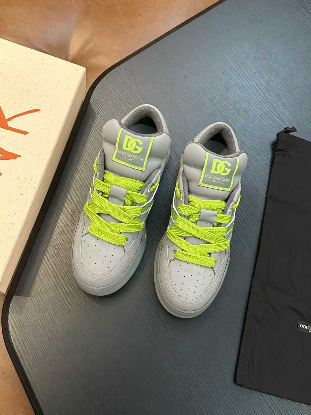 Neon Edge Luxe Street Sneakers
