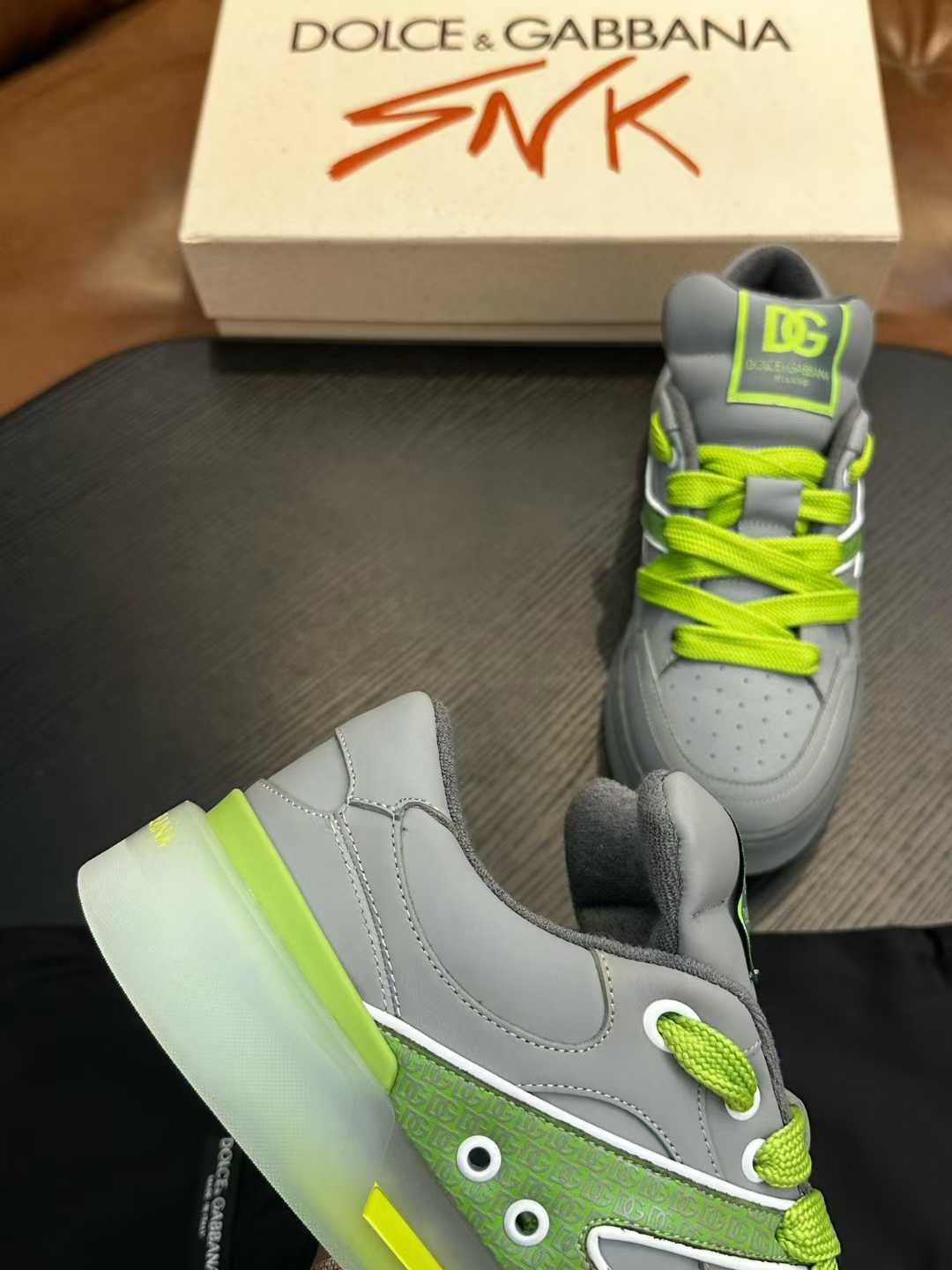 Neon Edge Luxe Street Sneakers